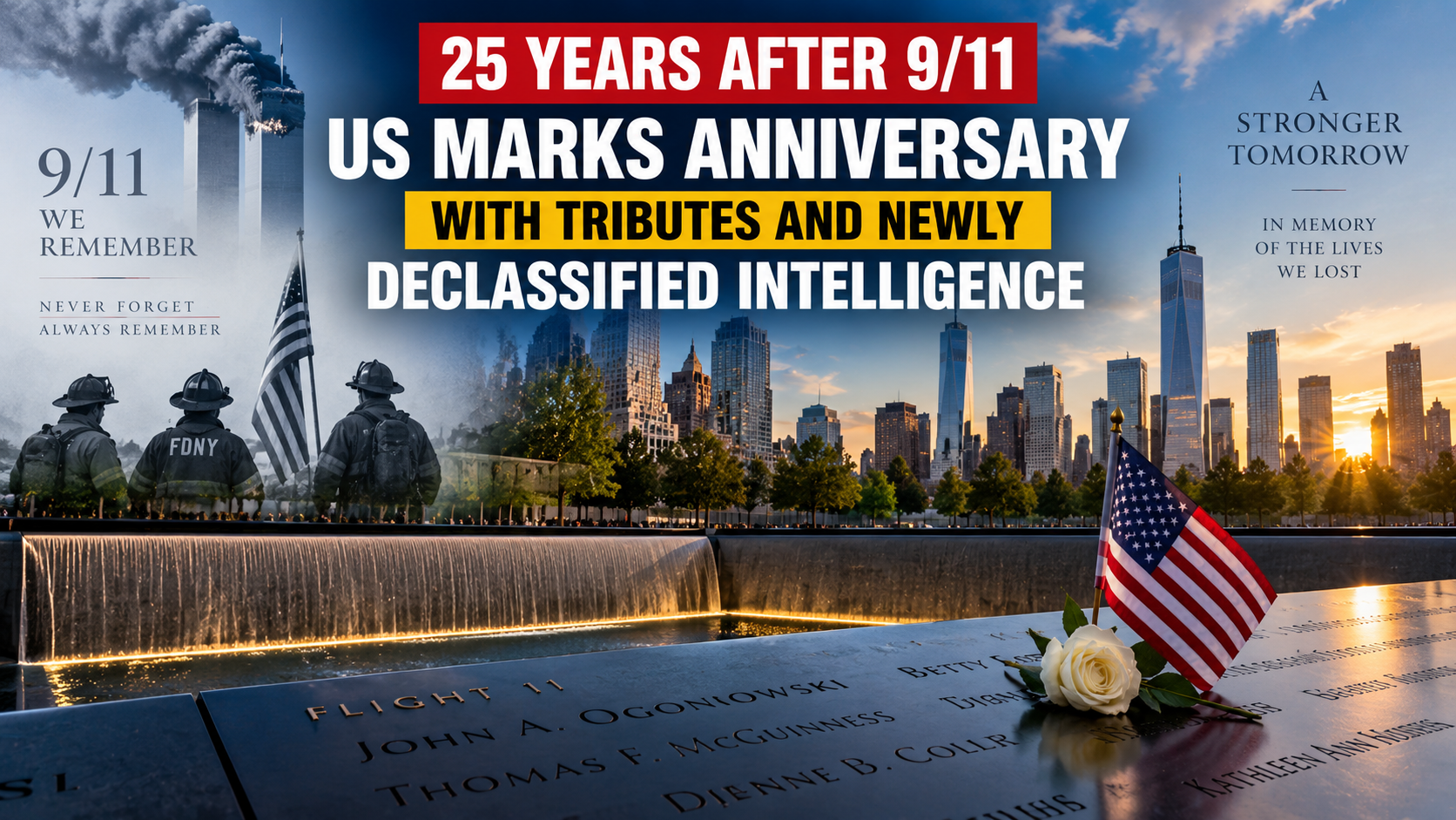United States marks 25th anniversary of September 11 attacks
